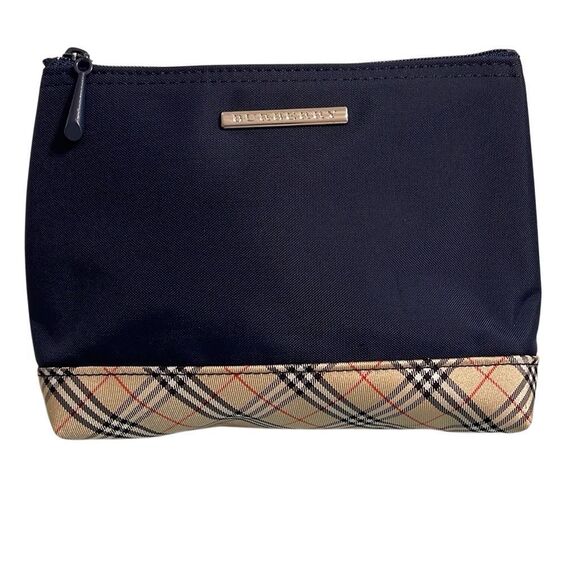Burberry Handbags - Burberry Nylon Nova Check Makeup Pouch/Bag Authenticated